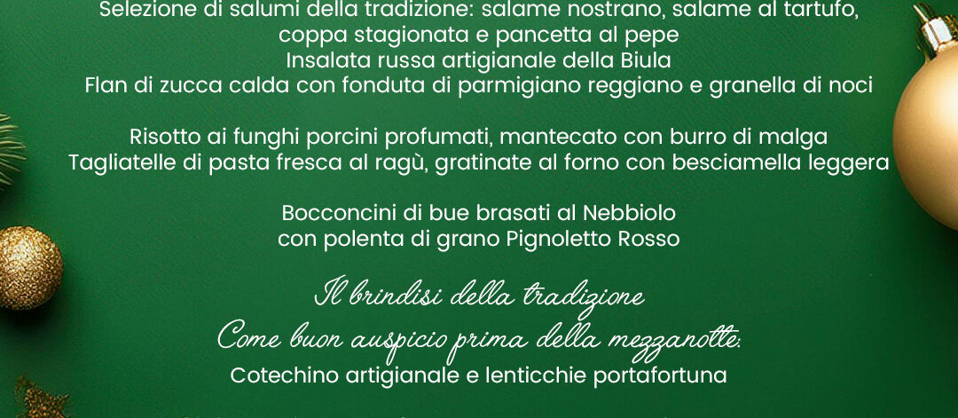 Menu di San Silvestro