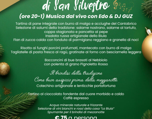 Menu di San Silvestro