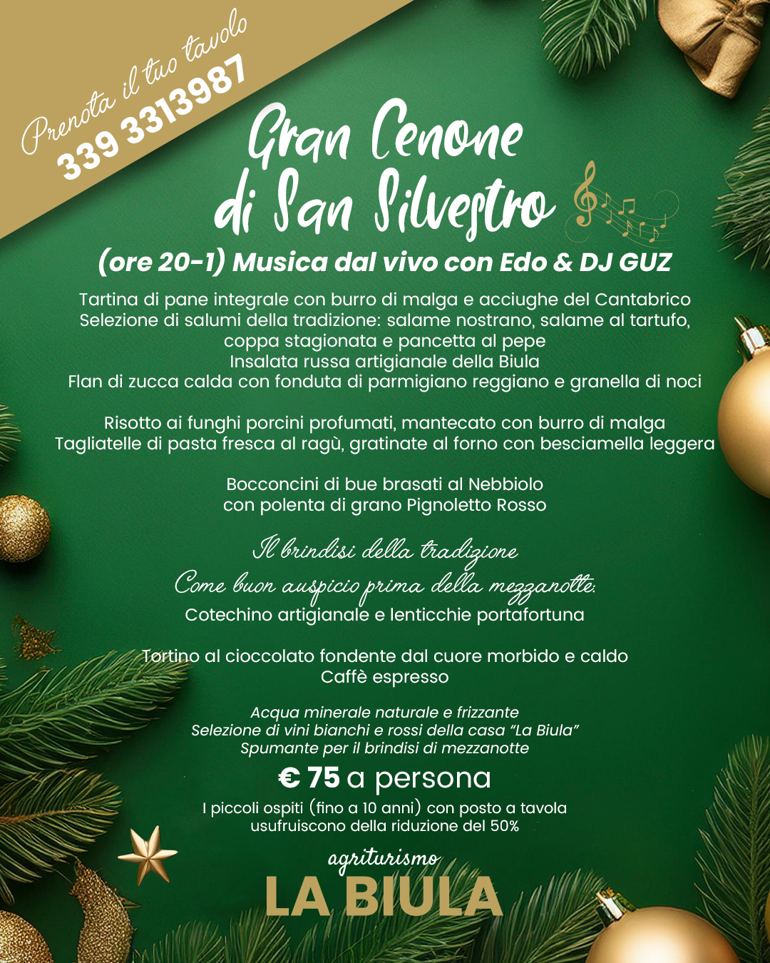 Menu di San Silvestro